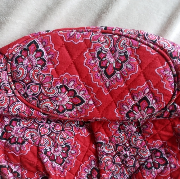 Vera Bradley Vintage Frankly Scarlet Morgan Bag - Picture 10 of 12